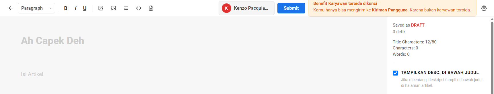 Foto Kenzo Pacquiao Liem